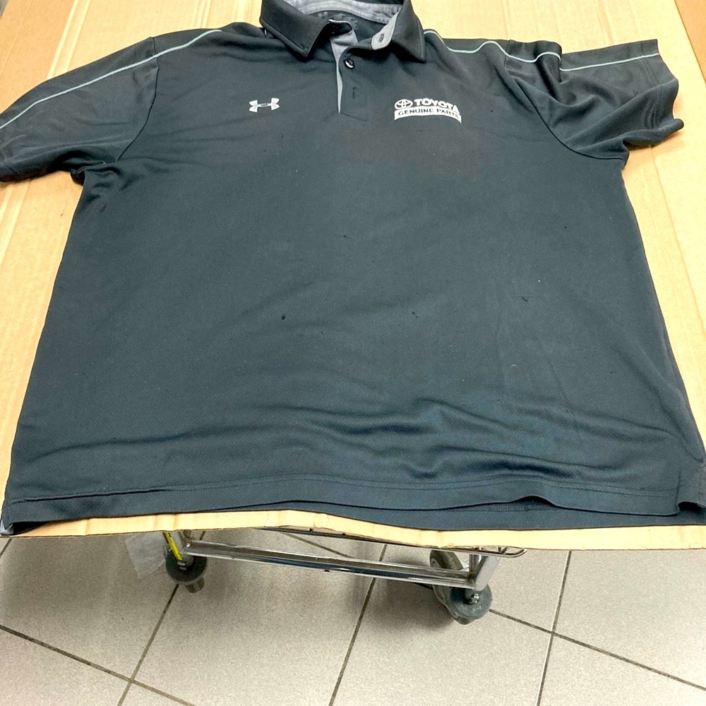 Under Armour Black Polo Shirt